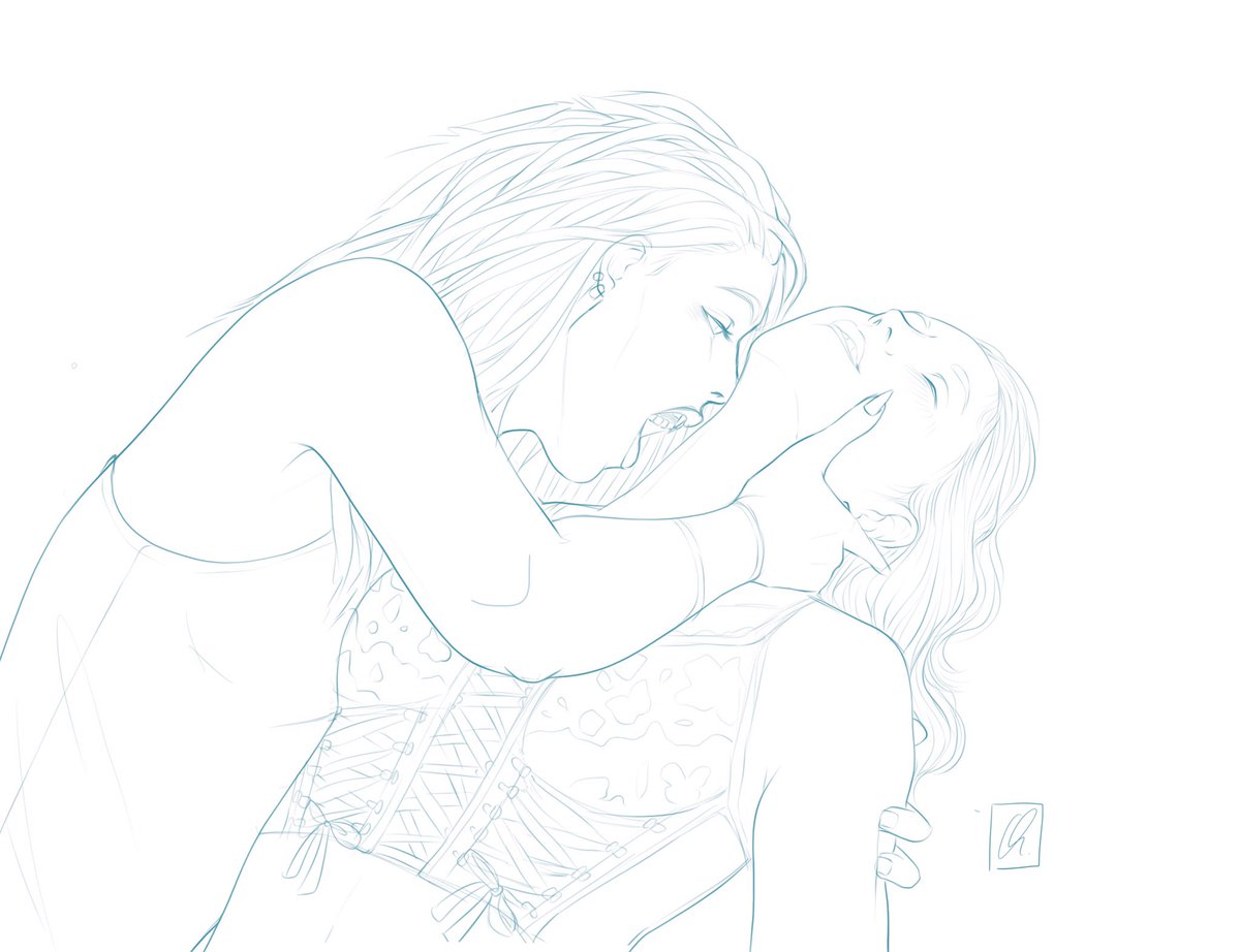 New sketch 🧛‍♀️

#vampire #lesbian