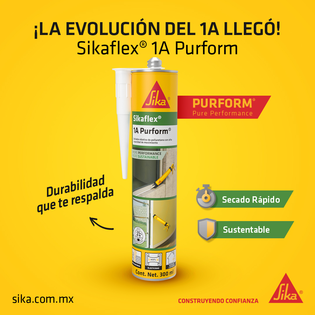 Sika_Mexicana's tweet photo. ¡La evolución del SIKAFLEX® 1A llegó!
SIKAFLEX® 1A PURFORM®
✅ Más Sustentable
✅ Más elástico
✅ Mayor desempeño
Conoce más beneficios SIKAFLEX® 1A PURFORM® en: https://t.co/RfPQrouAUx
#Sikaflex1A #PURFORM #MásAlláDeLoEsperado #ElBalancePerfecto https://t.co/eEqS0mWIm5