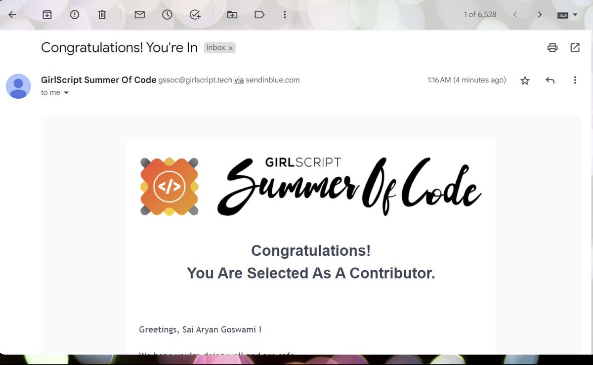 NUCLEAR1784's tweet image. Got selected in #GSSoC23 #OpenSource 
lesss goo ✨🙂