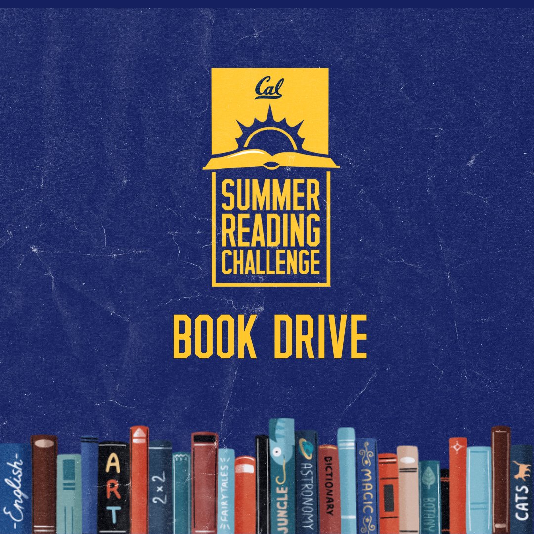 We are excited to be launching the first @calfootball Summer Reading Challenge Book Drive! The book drive will support students in completing the summer reading challenge by helping to provide them new books. Visit tinyurl.com/calreadingbook… to learn more!