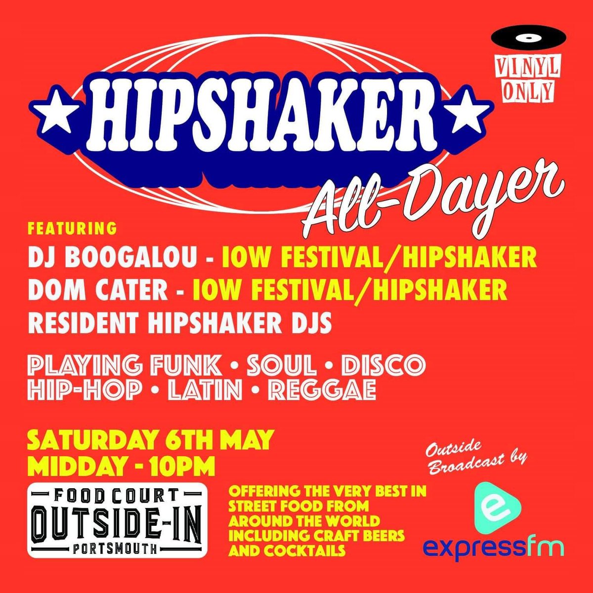 UkraineFestPmpy's tweet photo. Our fabulous #festival organiser, the amazing @LuluZulu18, will be spinning #vinyl alongside Simon & Dave from @hipshaker_uk today at #Portsmouth's Outside-In food court.
It's free entry, pop in & check out some great tunes; a fab warm-up for #UkraineFest 2023! https://t.co/zW9VR9gU18