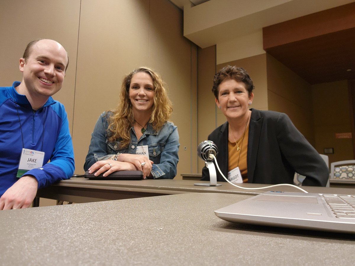 TheAMSSM's tweet image. We recorded several fantastic, in-person episodes of the AMSSM Sports Medcast during #AMSSM2023 and are lining up even more! Make sure you&apos;re subscribed to our feed to hear the latest episodes in the coming weeks.
