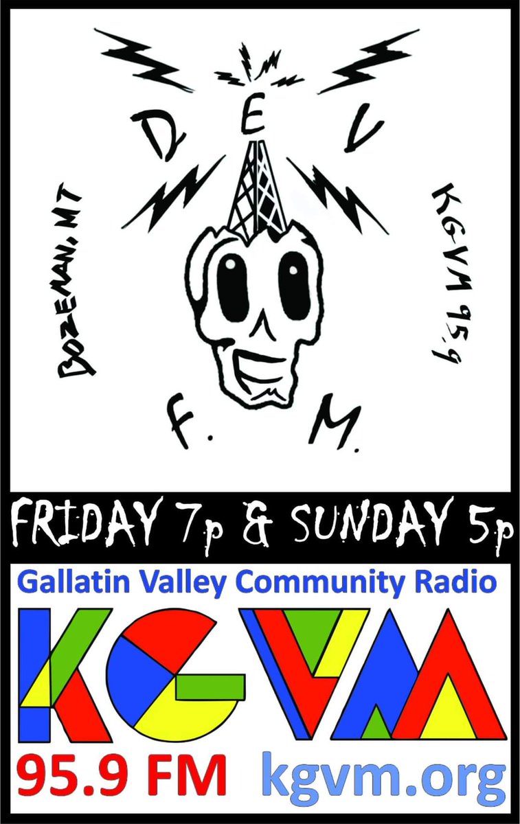 pomnicho's tweet photo. Support @KGVM_FM 95.9 FM during GiveBig Gallatin Valley! We're Gallatin Valley Community Radio. We put the COMMUNITY in community radio! Supporting our independent, unique, all-volunteer station is easy. Donate online during GiveBig at https://t.co/UMzdUidkK4 https://t.co/XWvzBQ9QiT