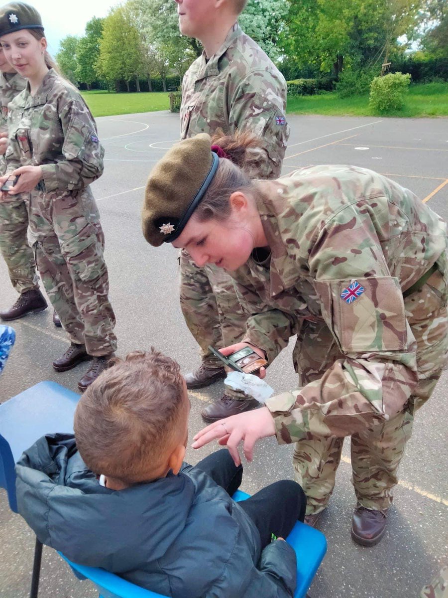 stamfordwelland's tweet photo. Whilst some of our cadets were busy helping serve afternoon tea today, others were busy helping out at St Augustineβs coronation celebrations. π They showcased their parade skills, camo face painted the younger students, competed in tug of war and whole lot more!
#TeamSWA https://t.co/5cdIO4JBIr