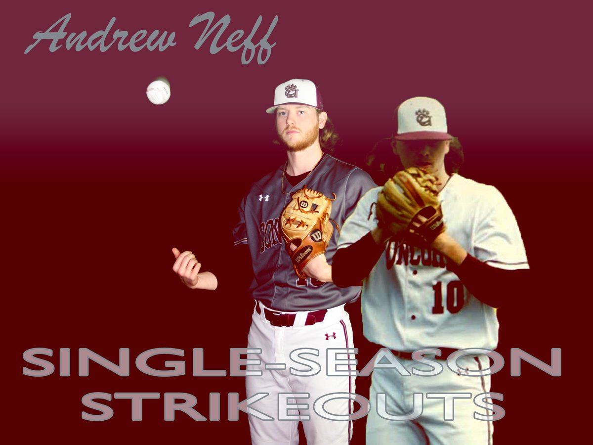 cumountainlions's tweet photo. On Friday, @ConcordBaseball's Andrew Neff broke two single-season program records. Neff's 86 strikeouts are a new season best at Concord. His 11th win of the season also set a new record for a single year https://t.co/JigkOeMfsk