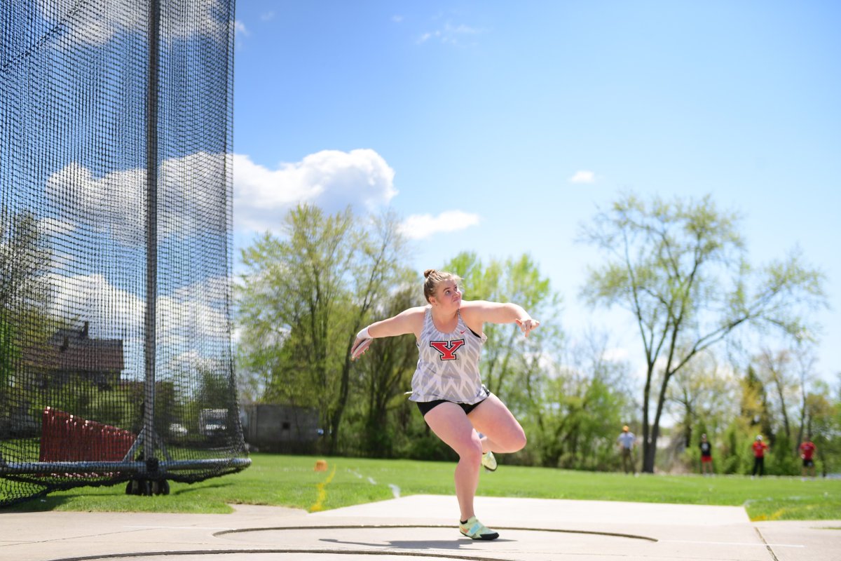 YSUTrackFieldXC's tweet photo. Horizon League Championships
Women's Results - Discus

🥈 Molly Radcliffe - 44.67m
🥉 Krista Perry - 42.75m

#GoGuins 🐧 // #FlyWithTheY 🤘 https://t.co/3rT7lnA2gQ