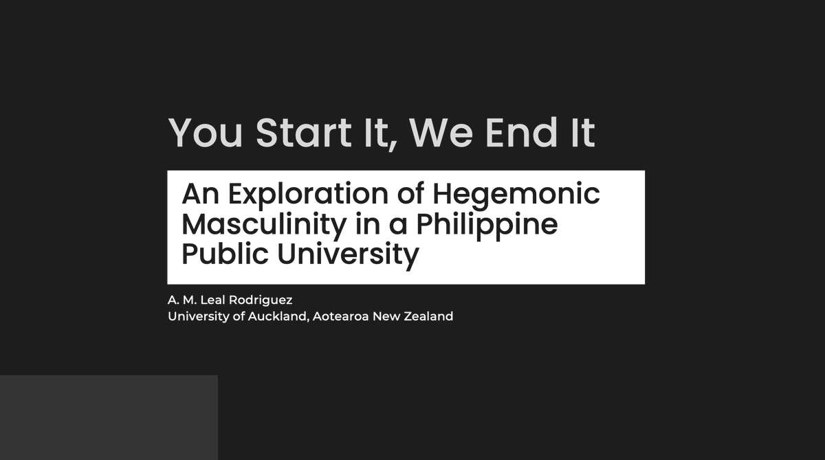 Proud to present my PhD work for the American Educational Research Association #AERA2023
Congratulations and thank you to my co-panelists under 'Mirror, Mirror on the Walls': Co-Interrogating Heteronormativity, Bodies, Masculinities, and Power in Multiple Educational Contexts.'