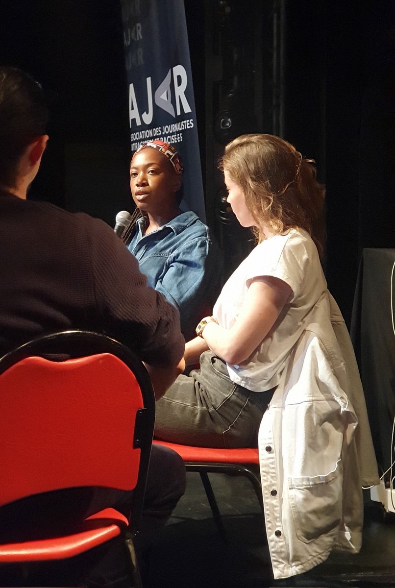 AJARacisees's tweet photo. @EkiaBadou revient sur son parcours. « On est dans une société dans laquelle on pense que le racisme n’existe pas. Quand j'ai été victime de racisme, je me disais que les personnes n'étaient pas racistes, qu’elles faisaient de mauvaises blagues. » https://t.co/1wxx6vVm8S