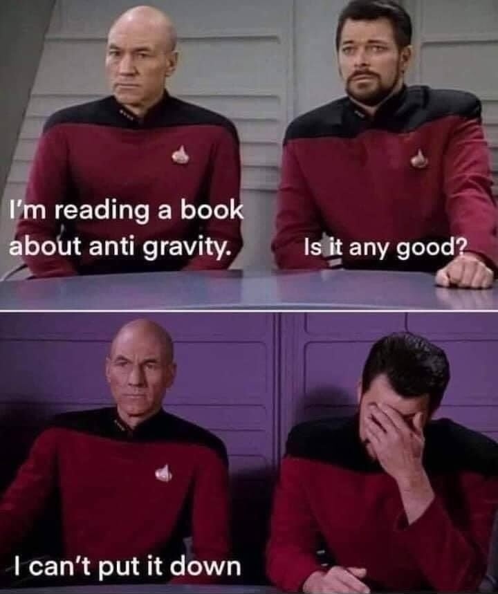 What do you think? Should we start #BadJokeFriday?

#StarTrek #authorhumor #writerslife #writing
