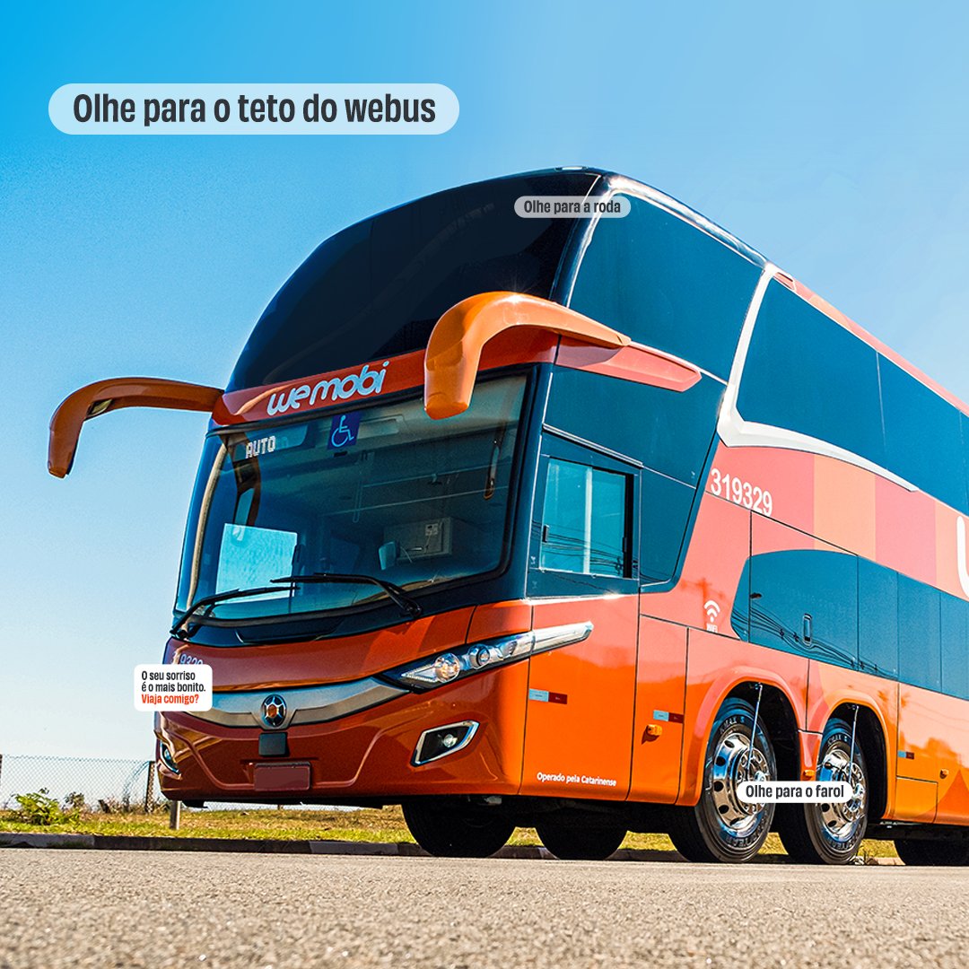 wemobioficial's tweet photo. Hoje é o Dia Mundial do Sorriso, então, que tal aproveitar e enviar essa indireta pro crush? A gente quer muuuito ver vocês dois sorrindo no nosso webus laranjinha. 📷📷

Bora? Compre a sua passagem no site ou no App! 📷

#diamundialdoriso #diadoriso #sorrirfazbem #viajar #wemobi https://t.co/5X7u8EvDIF