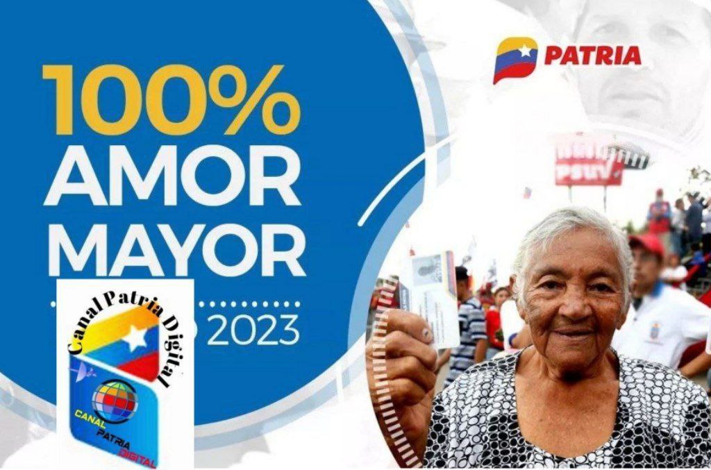 canalpatriadig's tweet photo. #AHORA || Inicia el pago de la Gran Misión Amor Mayor (mayo 2023) enviado por nuestro Pdte. @NicolasMaduro a través del Sistema del @CarnetDLaPatria. 

#12AñosGMVV https://t.co/HwaBdORf8g
