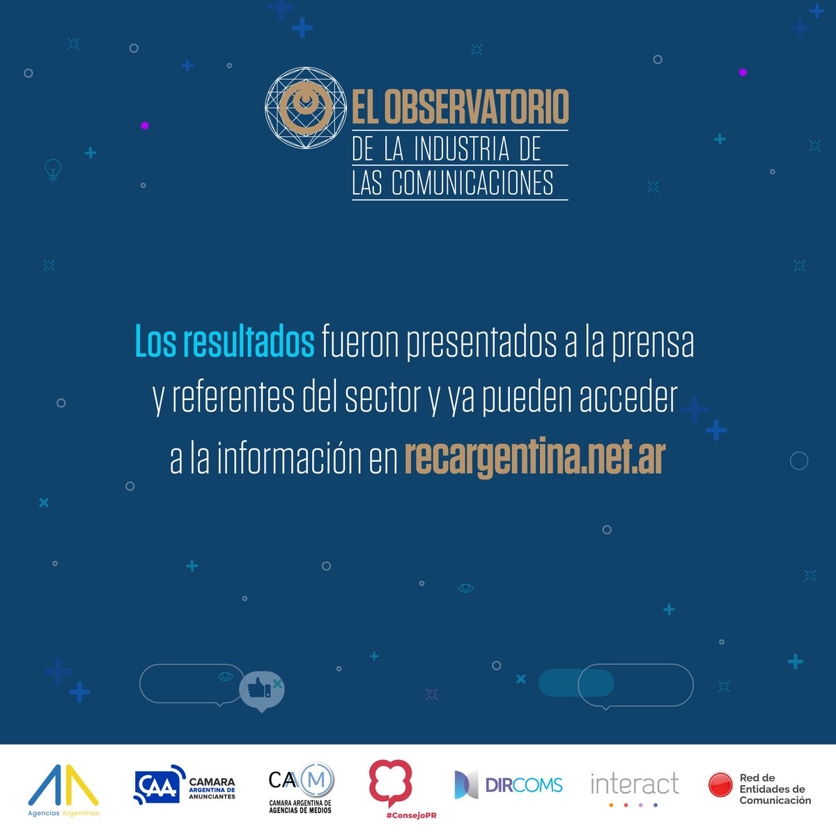 Participaron Agencias Argentinas, la Cámara Argentina de Agencias de Medios, el Consejo Profesional de RRPP, el Círculo DirComs, Interact, el Consejo Publicitario Argentino y la Data &amp; Marketing Association Argentina, reunidas en REC y con el apoyo de la <a href="/CAA_Anunciantes/">Cámara de Anunciantes 🇦🇷</a>.