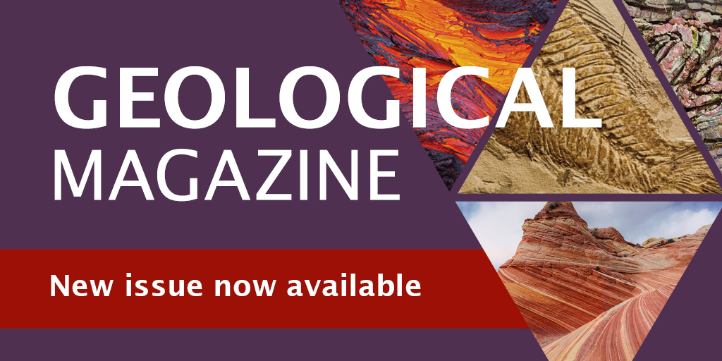 GeologicalMag's tweet image. New issue of #Geological Magazine now available 
📚 ow.ly/kLmL30hFXeJ 
@GeologicalMag #geoscience