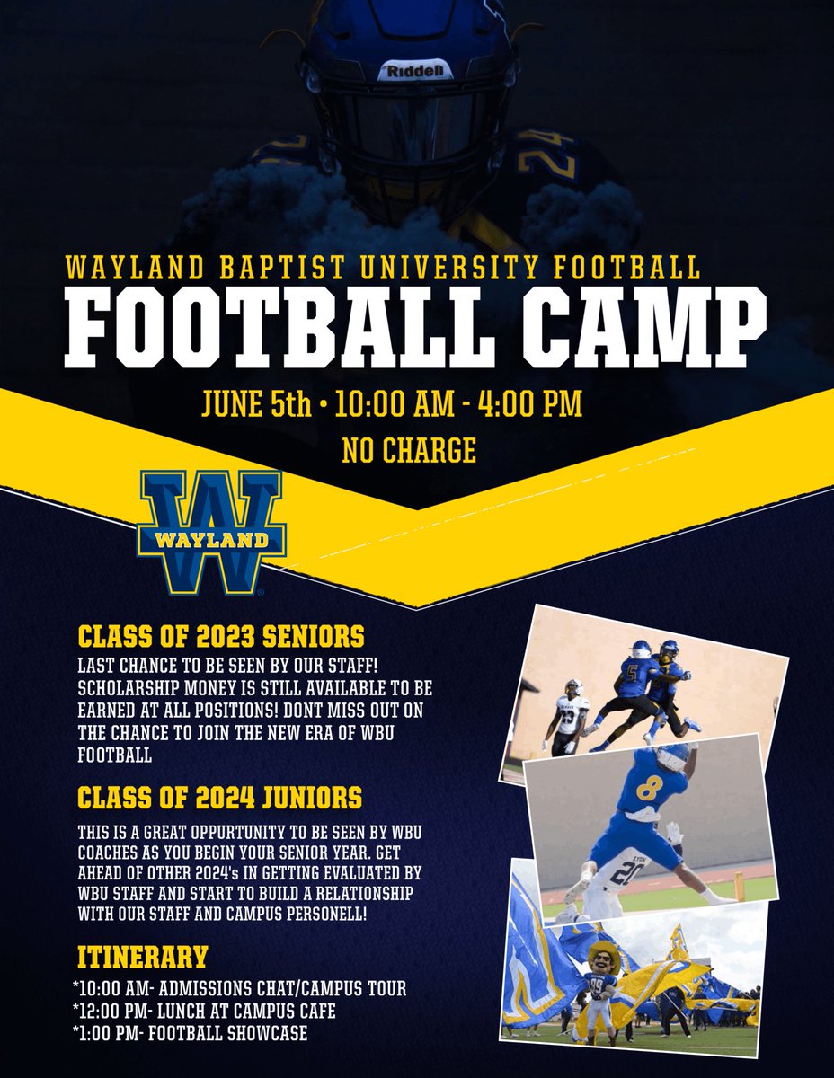 Here we go AGAIN! June 5th will be another opportunity! C/o 23 and C/o 24 COME SHOW YOUR STUFF!!! It’s 100% free of charge… Let’s get it ‼️‼️