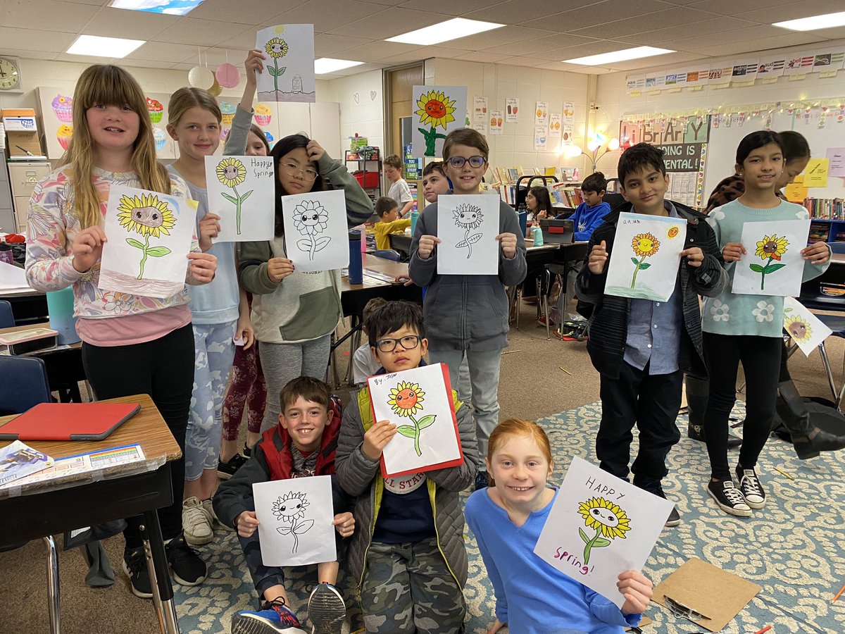MrsChangGrove's tweet photo. This week for the #ABCCountdown, we had Drawing Day, Exercise Day, Flashlight Day, Game Day, & Hat day! ~Iman. #WeeklyStudentTweets #WeBelong220 @GroveAve220 https://t.co/g15pzXR7wA