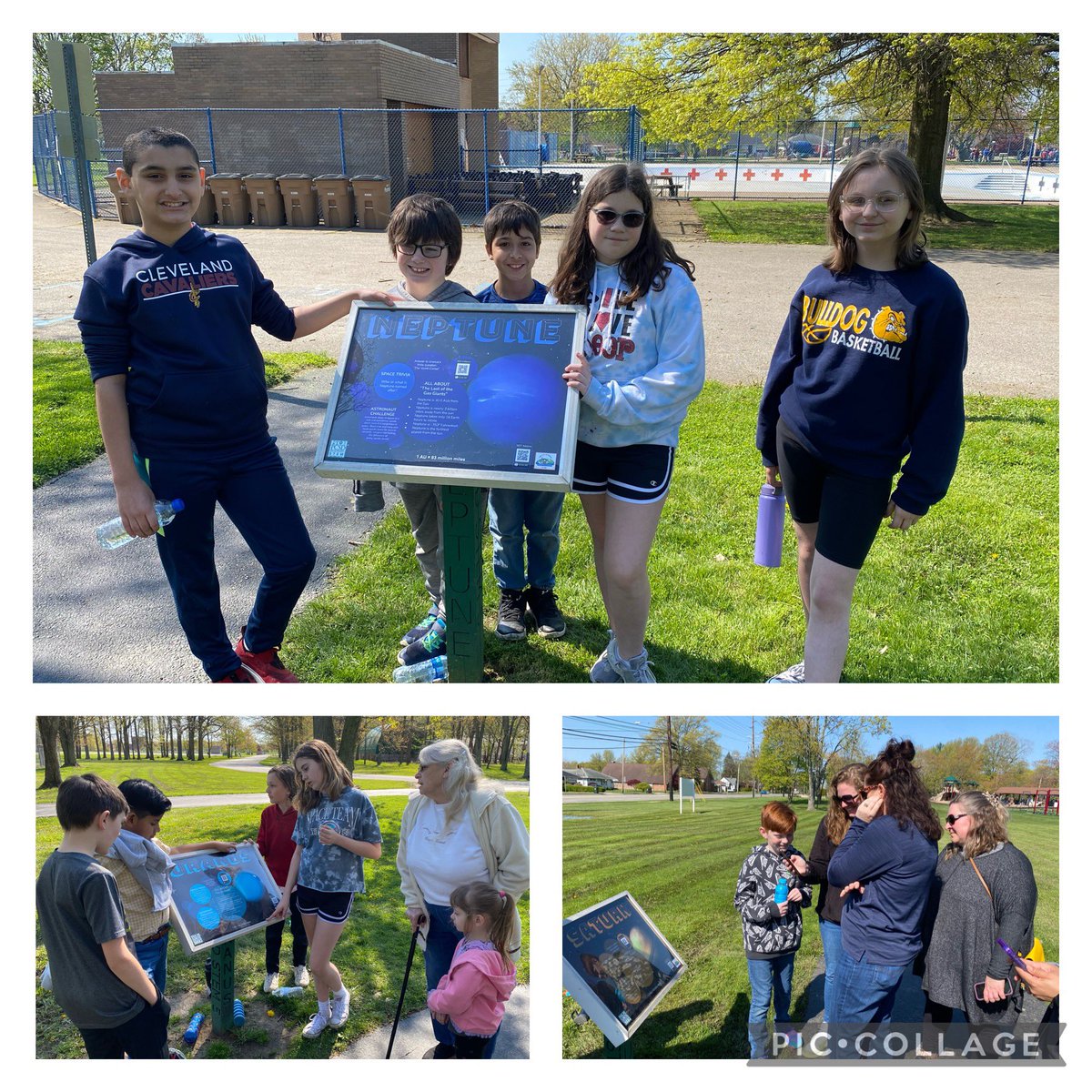 Thanks to <a href="/ParmaRec/">City of Parma Rec.</a> for installing our space walk signs at James Day Park. The park looked beautiful for our families to enjoy today! <a href="/ParmaSchools/">Parma City School District</a> <a href="/CharlesSmialek/">Charles Smialek</a> <a href="/ParmaHts/">ParmaHts</a> <a href="/GB_Yeoman/">Greenbriar Middle School</a>
