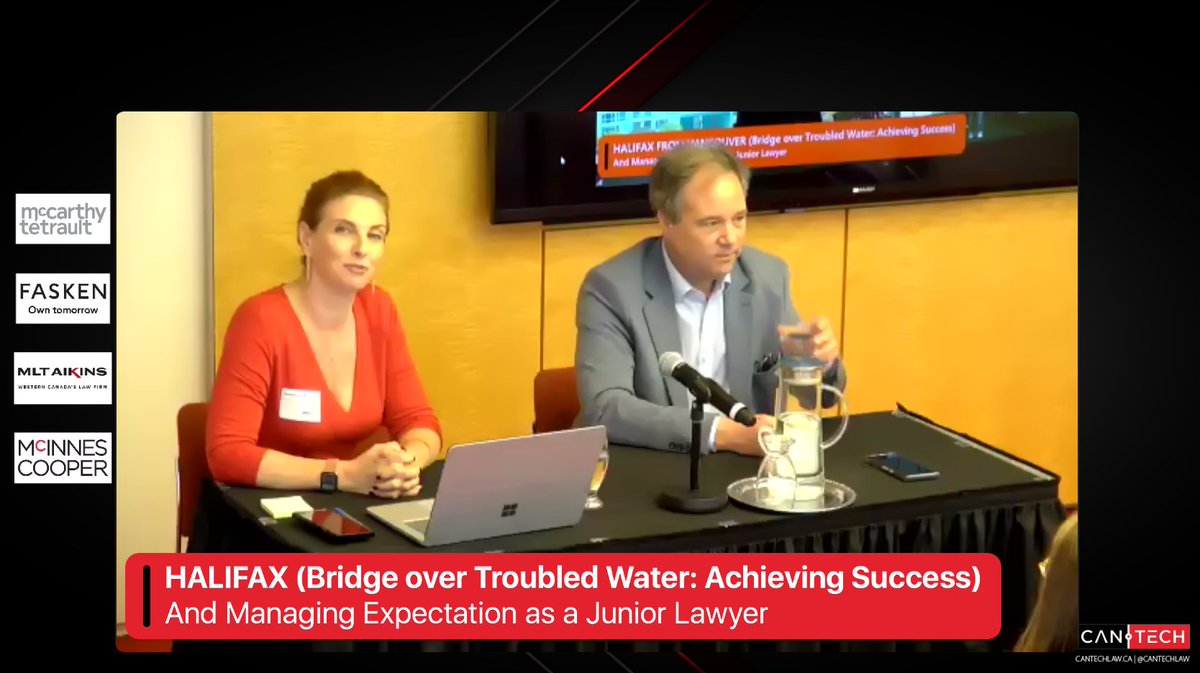 cantechlaw's tweet photo. In this roundtable at #CanTechLaw, we're helping junior lawyers navigate their career paths. Remember, managing expectations isn't just about meeting goals, it's about setting the right ones! #JuniorLawyerJourney #ExpectationManagement

Want to Learn More? https://t.co/lbb4oqZ3s9 https://t.co/tuoEbHCMph