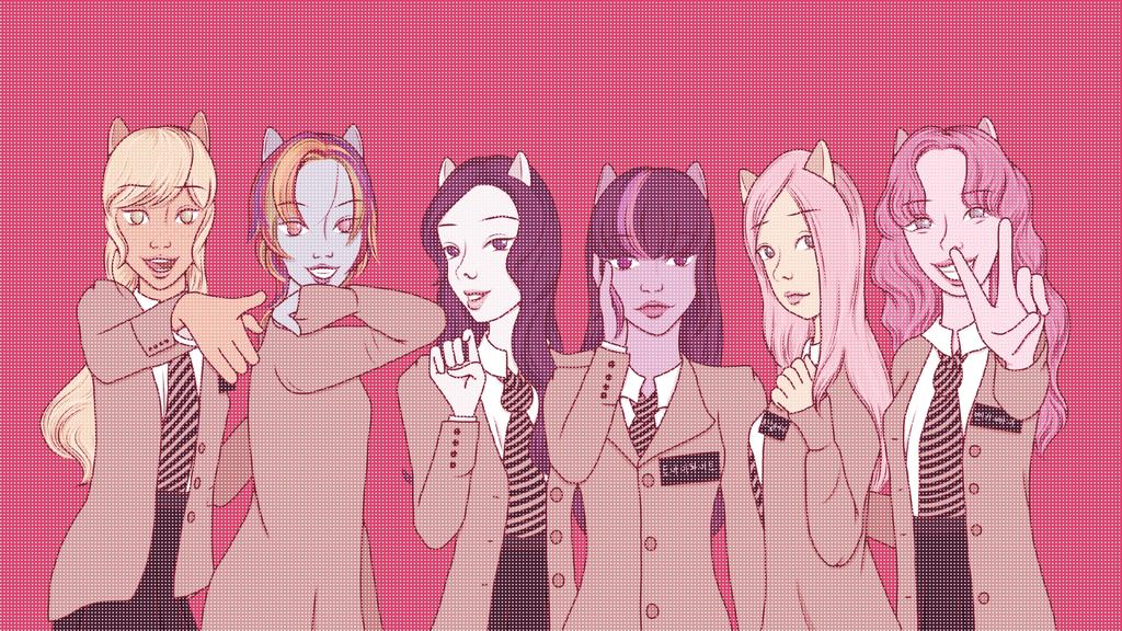 MK_Addiction17's tweet photo. Don't ask, I was just bored.

I wanted to do a fanart of MLP as NewJeans because I didn't know what I was thinking in that moment.

🦄🌈🐰 https://t.co/ht6HzQfiPX
