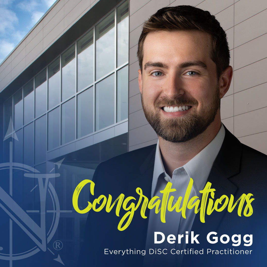 Congratulations, Derik, on becoming an Everything DISC Certified Practitioner! We are so excited to watch you lead our colleagues and represent our Human Resources team in organizational learning and development efforts. 
#OneTrueNorth #PeopleWillDetermineWhoWins
