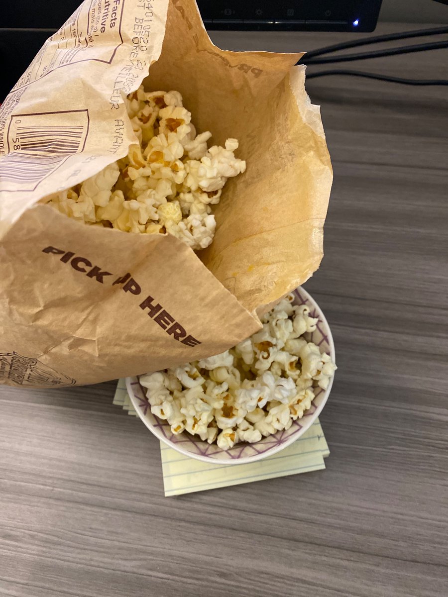 Shoutout to my husband who just got me popcorn to help get me through the Court of Appeal factum I’m trying to finish on this gorgeous Friday afternoon…