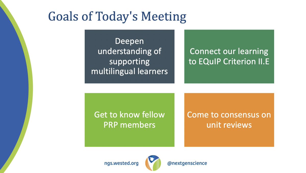 OfficialNGSS's tweet photo. The #SciencePRP is meeting this week to deepen their understanding of features of high quality instructional materials. #NGSS https://t.co/2o8GwRVE45