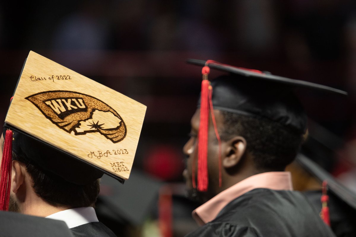 wku's tweet photo. Achievement unlocked: @wkualumni status. 

Congratulations, @WKUGordonFord graduates! 

#WKU #CelebrateTheClimb #WKU2023 #WKUGrad @WKUGradSchool @WKUHonors @WKUISEC @SpiritMasterWKU https://t.co/7ANPo4kY3H