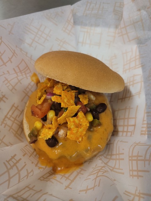 ycsFoodService's tweet photo. Happy School Lunch Hero Day to all of our AMAZING food service staff here at YCS!!!!!!  You are the BEST!!!!  Thanks for all you do every day!  Happy Cinco de Mayo to everyone as well!!  Celebrating with fiesta rice bowls, fiesta mac &amp; cheese, and nacho burgers (below). https://t.co/NGpcUS0D1r