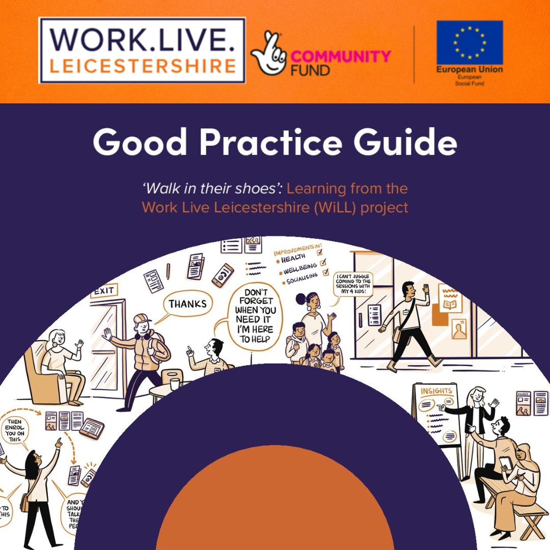 workliveleics's tweet photo. Now is the time to share #learning from the #WorkLiveLeicestershire #WiLLproject’s final evaluation.

Here we release our completed Good Practice Guide and a Needs and Solutions Report.

Both reports can be downloaded from this webpage: https://t.co/w3QI1sgPZE.   

#TNLComFundESF https://t.co/XochcRgtC4