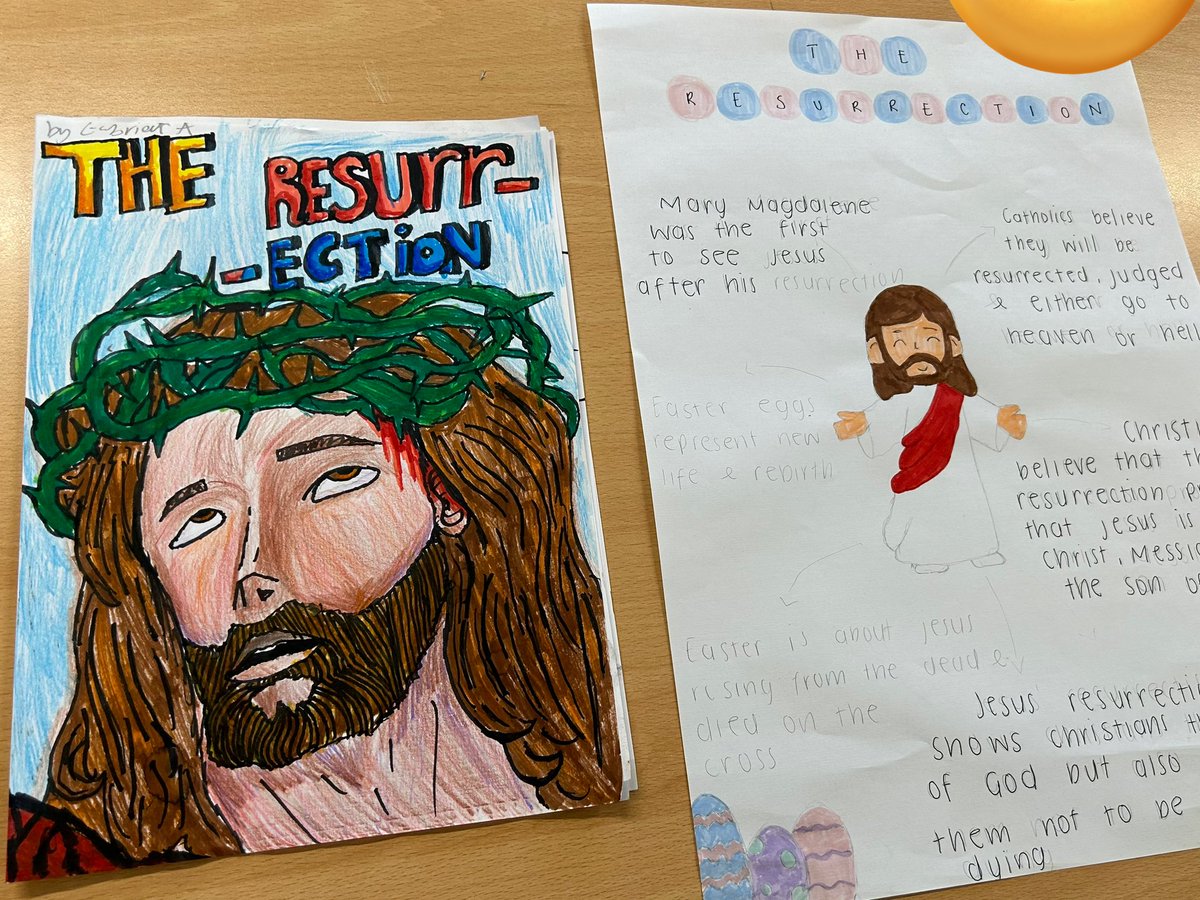 AquinasRe's tweet photo. As we move through Eastertide our young people are exploring Catholic beliefs and practices linked to the Resurrection of Jesus. #TeamSTA #StillEaster https://t.co/sNpfbnsz62