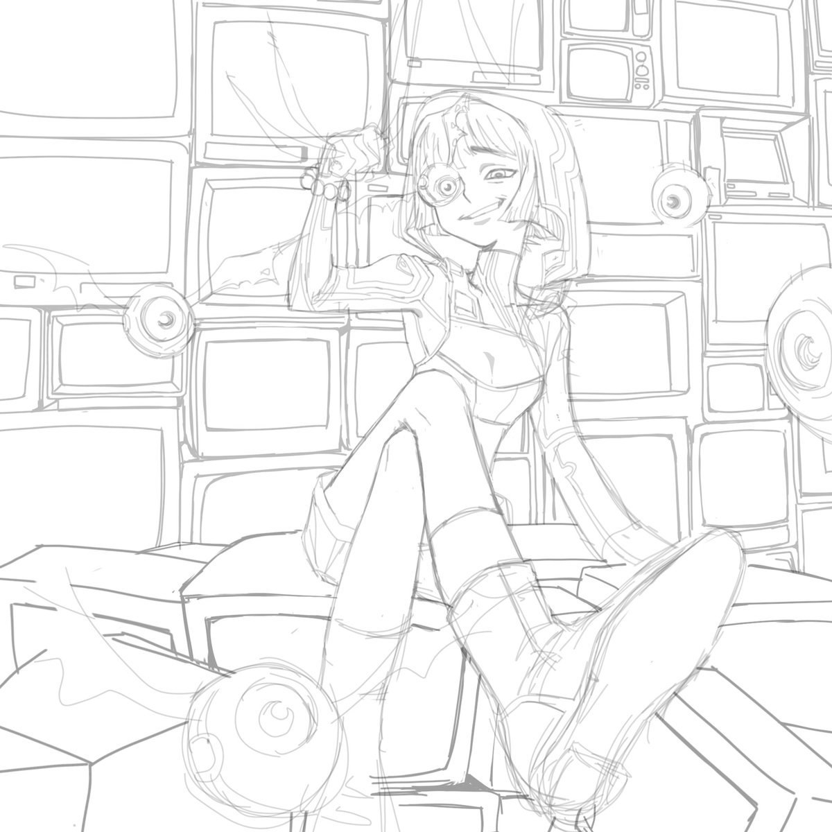 Biblyue's tweet photo. @Lenexyyy @KPRVERSE #LeneHolo 
I thought there was one more day left before the end of the contest ;☐; 
I can't finish it https://t.co/GUFIffZ4Td
