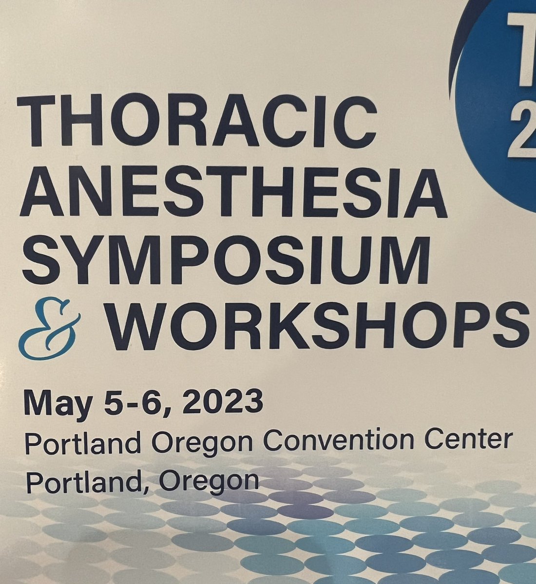 2023 Thoracic Anesthesia Symposium is off to a great start! #SCATAS2023