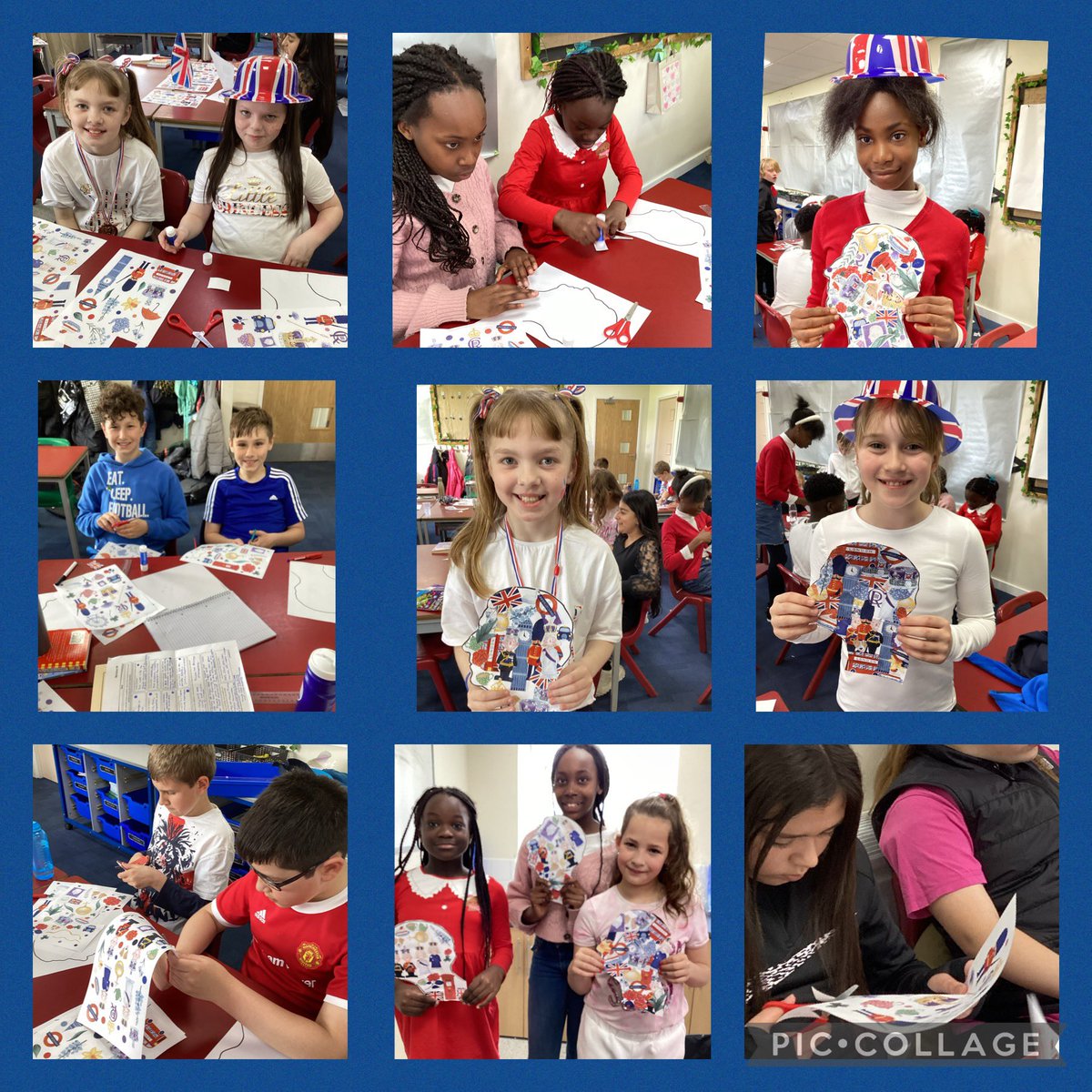 MissIannaccone's tweet photo. What a fabulous day to celebrate the King’s coronation,started the morning with the National Anthem; followed by a super royal party lunch and ended the day with King Charles activities in class🤴🏼Hail to the King - long May he reign👑 @STOC_CAT @stpatsrochdale https://t.co/lTUHvOazQQ