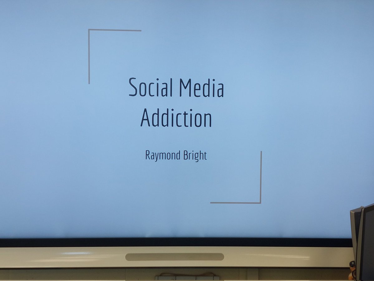 MarchionnaRalph's tweet photo. Great job by one of my former students presenting about the dangers of Social Media. It's always nice to reconnect with past students. Especially when you can give them a place to present for their high school classes. https://t.co/jeSdsv5APU