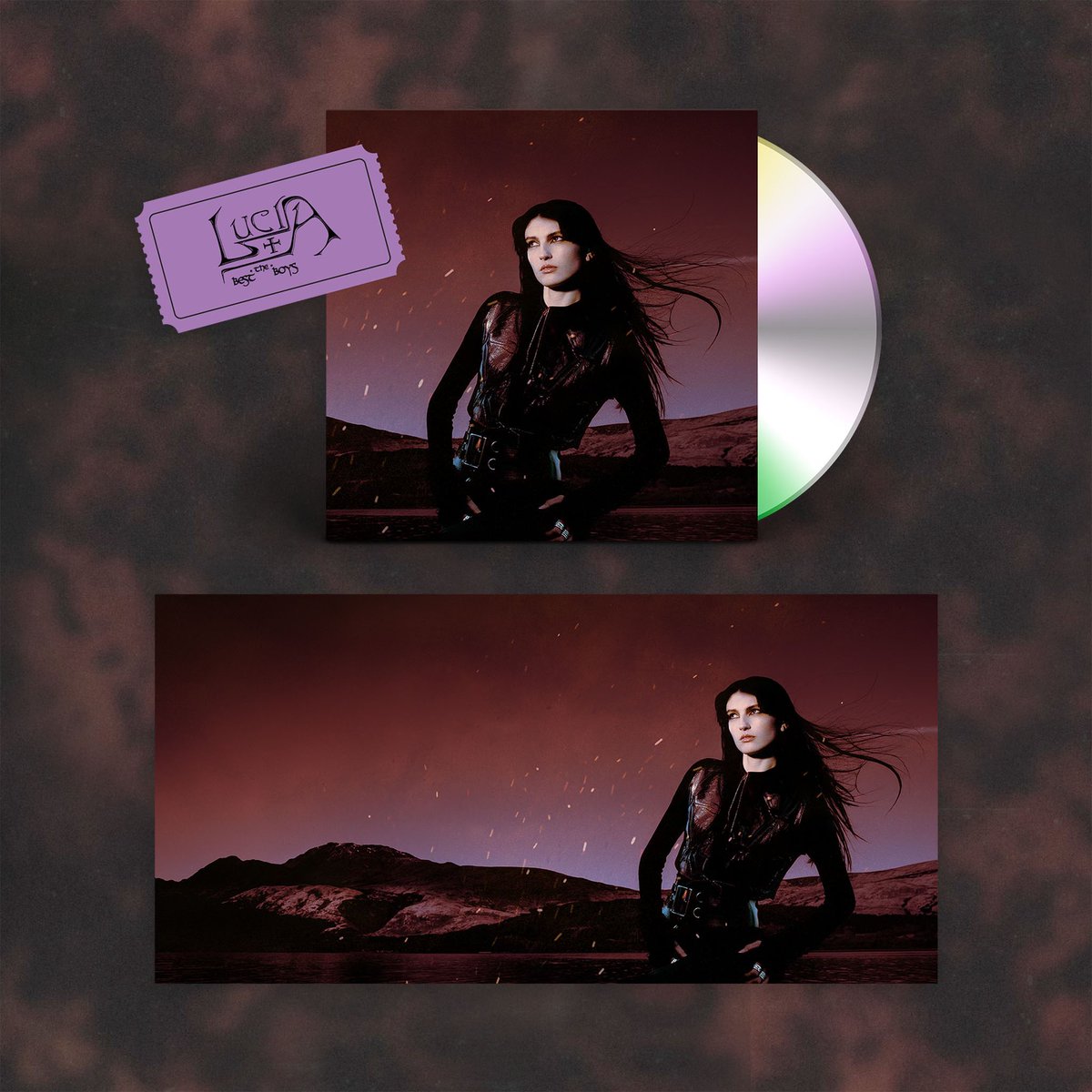 LuciaBestBoys's tweet photo. Hot new merch reveal!  💽🕯🍇🔓

Pre order my album and all these other beautiful things designed by @jesus___fuck and me <3 
- https://t.co/Jb7NpVZjYr https://t.co/AQPz2DWMls
