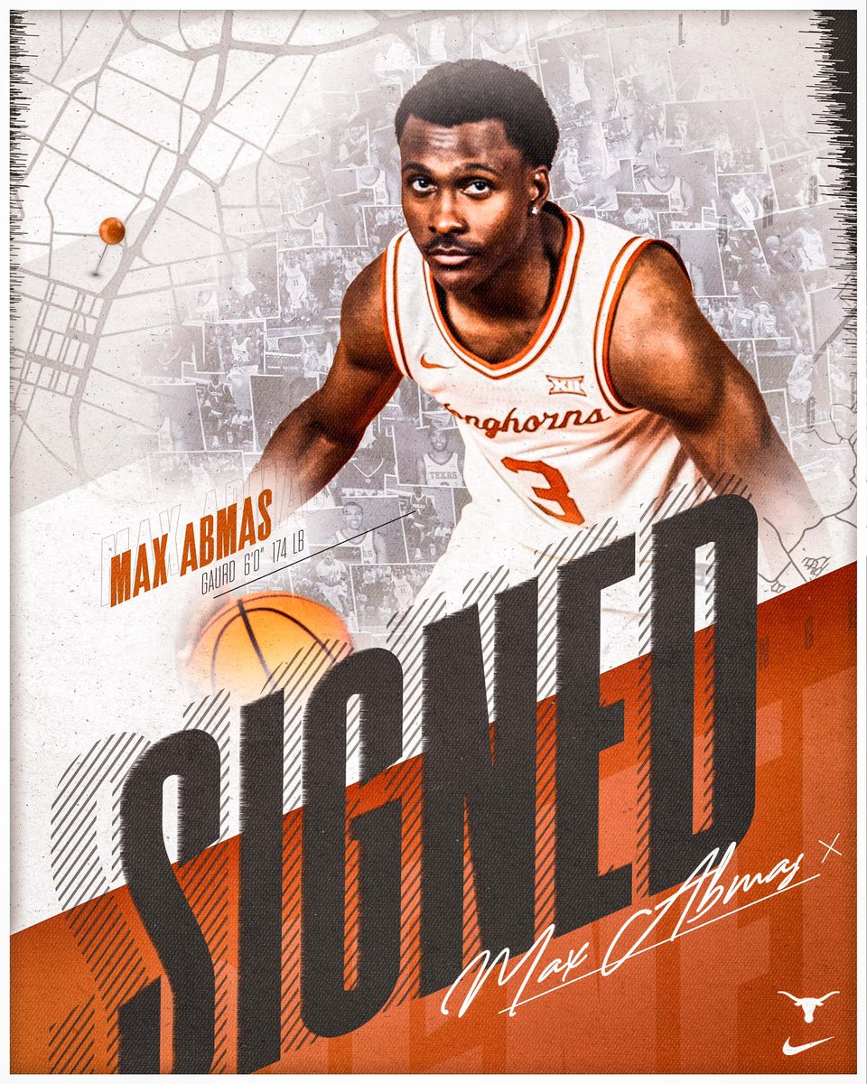 TexasMBB's tweet photo. welcome to the fam, @maxabmas 🤘

#HookEm https://t.co/dx0QcJDnMl