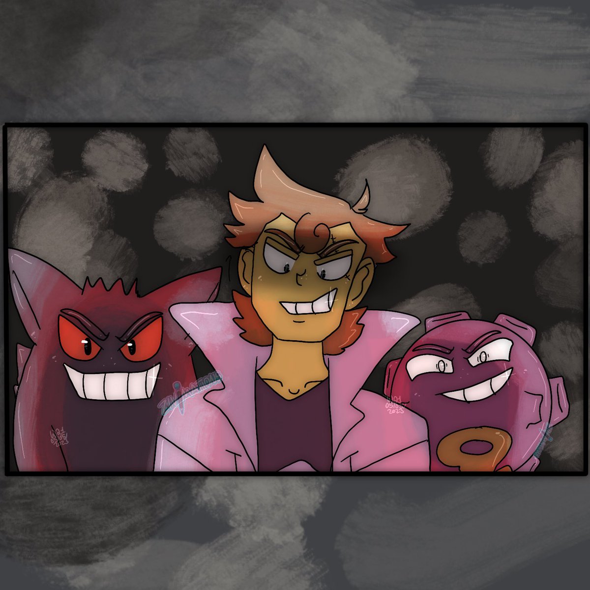 zivimations's tweet image. 125/365

Idk where imposter oak came from

But I love him, and his cards, I have this one x3
I had to draw it.

#pokemon #gengar #koffing