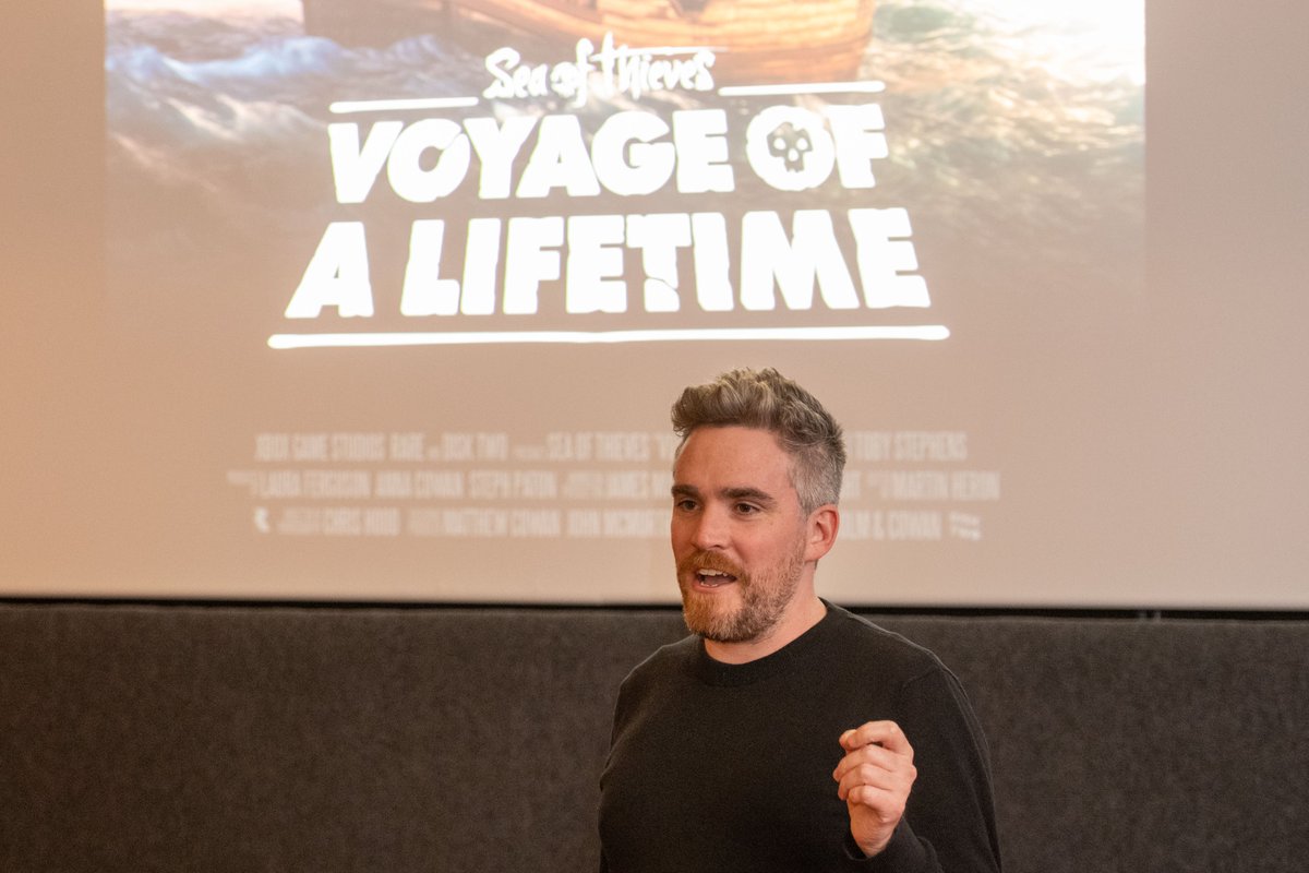 DiskTwoBTS's tweet image. Last night was the Sea of Thieves : Voyage of A Lifetime premier in Glasgow! 

Seeing it on the big screen was incredible and of course we had to have some celebration grog with everyone who made it happen 🍻☠️

#BeMorePirate