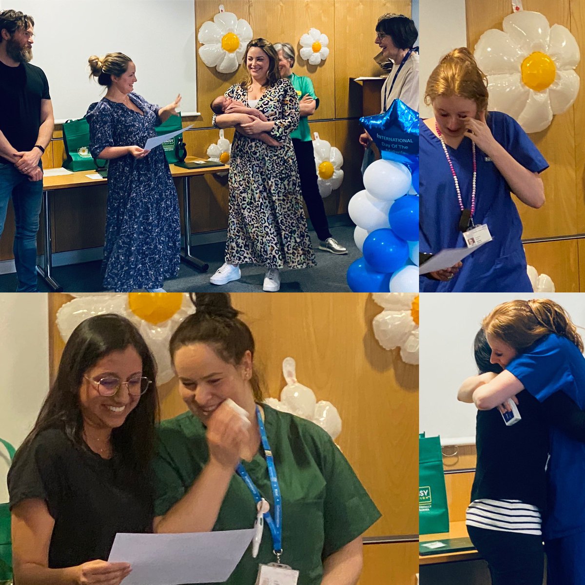MLU_PTE's tweet photo. The power of meaningful recognition 💙 #PositivePracticeEnvironment #FamilyCentredCare (consent for 📷 ) @DAISY4Nurses @ImperialPeople @SigsworthJanice @DAISY4Nurses #DayoftheMidwife @CathyHughes0803 @susiecath @FarrellyNora https://t.co/CUlLjOkKX3