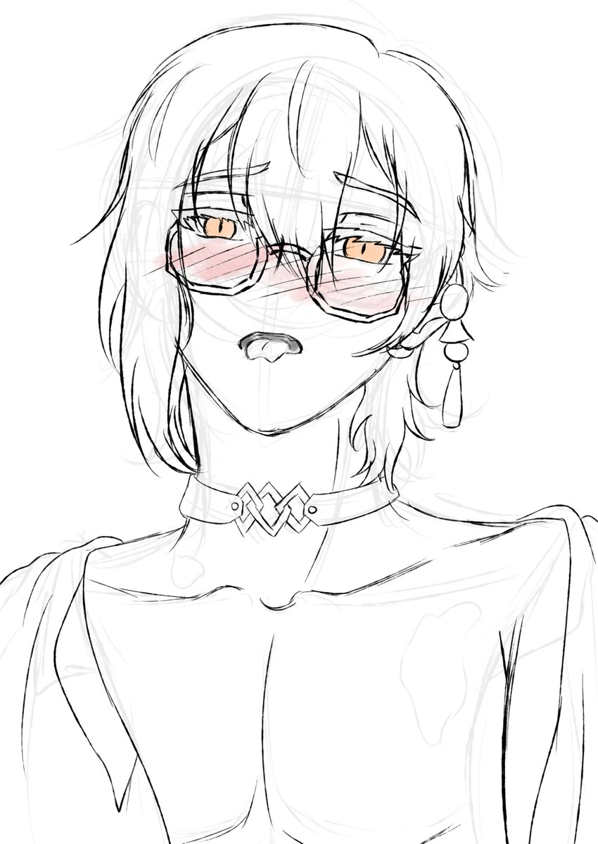 chiakicchi_art's tweet photo. Yakumo Sketch~

I died when I found out he had a choker under that shirt of his.😭🤧🥹 Now I really wanna get him, please come home😣

*Hidden cause its a first for me to draw him with that face.😅

#Nucarnival #Nucarnivalfanart #fanart #ぬカニ_FA #NUカーニバル #Yakumo #DarkNova https://t.co/tfduQCLwQP