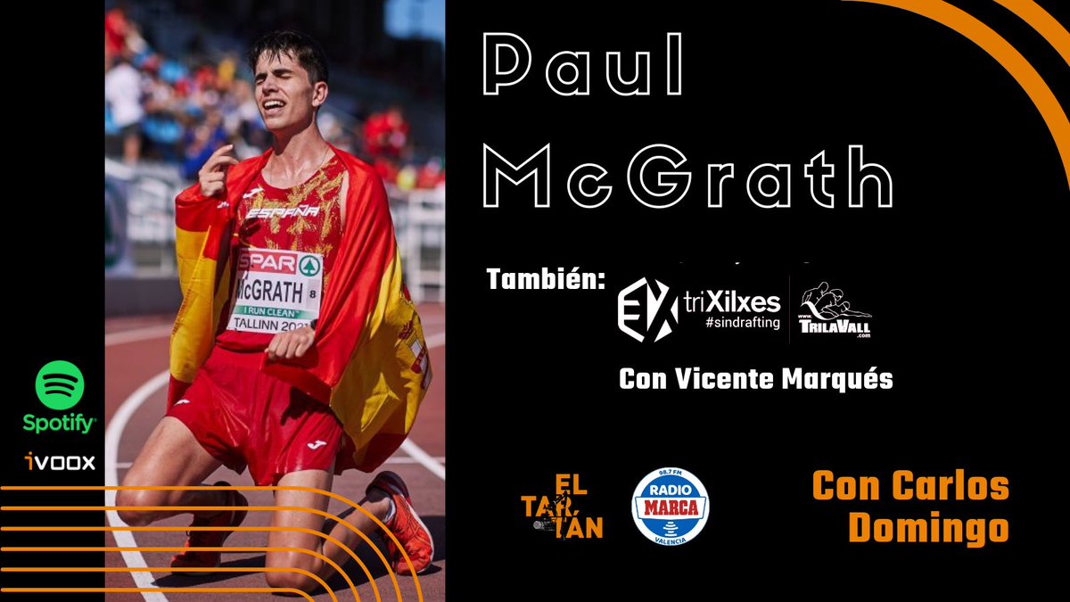 ElTartanRadio's tweet photo. ⚫️#ElTartán🟠
🗣 @PaulMcGrathinho
“Sueño con estar en la línea de salida de #Paris2024 🇫🇷”
🗣️ Previa de #triXilxes
Spotify🟢➡️ https://t.co/HXH1NmCBF5
iVOOX🟠➡️ https://t.co/OoDqzStXxs https://t.co/DU8ZbsmJBn