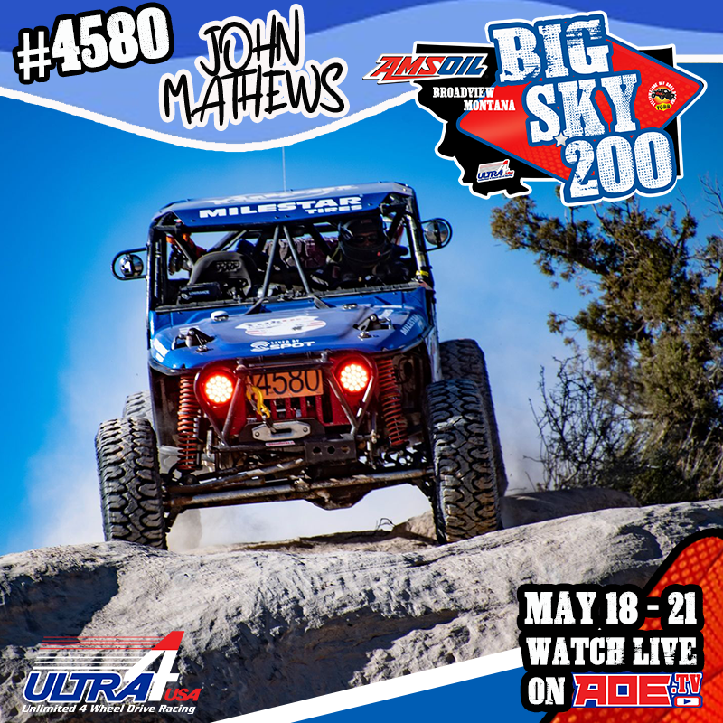 Registration for the 2023 AMSOIL INC. Big Sky 200 is now open!

Register at: ultra4entry.com

Learn more and see the schedule at: ultra4usa.com

#Ultra4USA #Ultra4Rush #Ultra4Family #ultra4racing