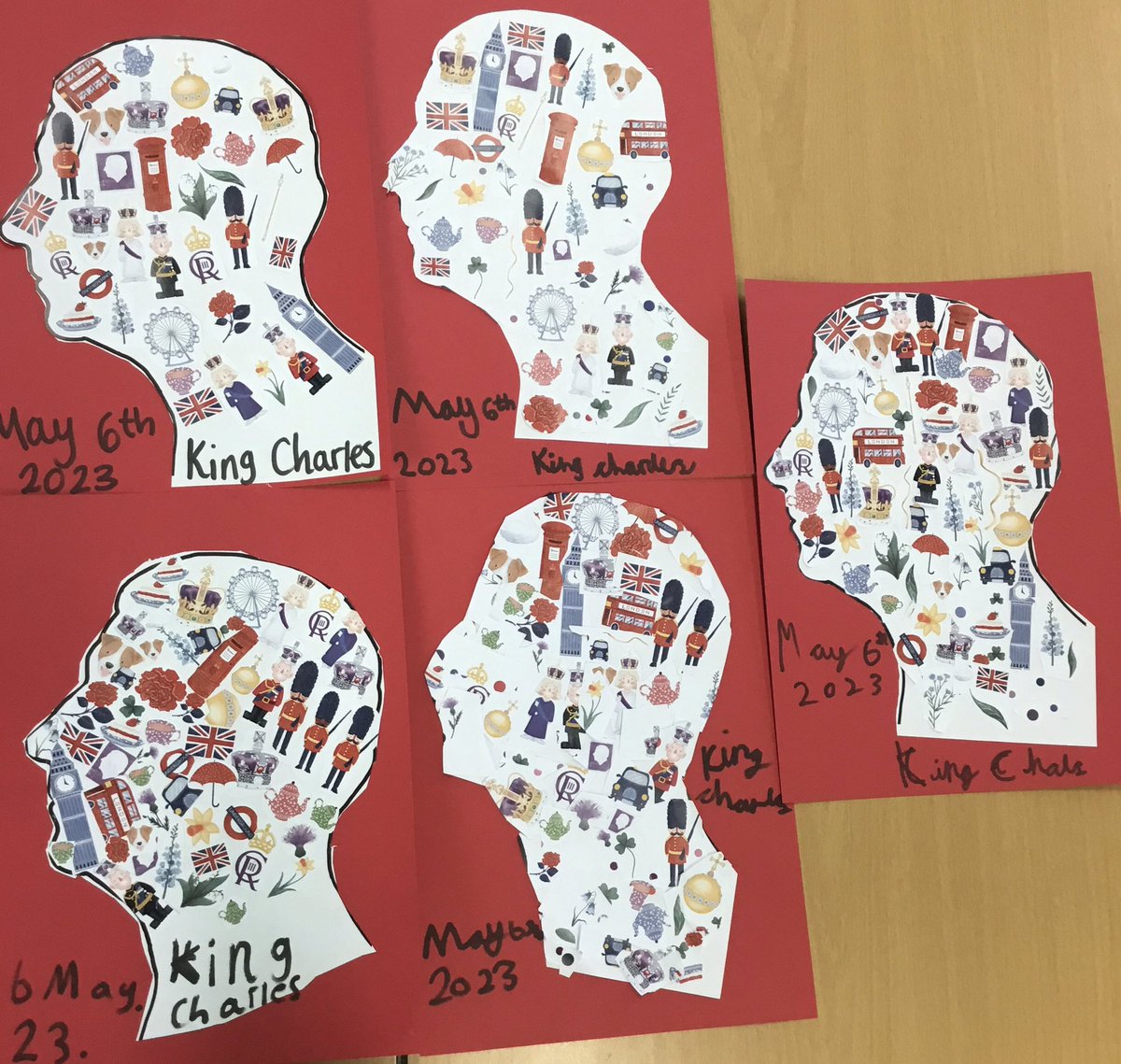 GMPSclass2LP's tweet photo. Some coronation inspired art this afternoon https://t.co/kxek70Byzy