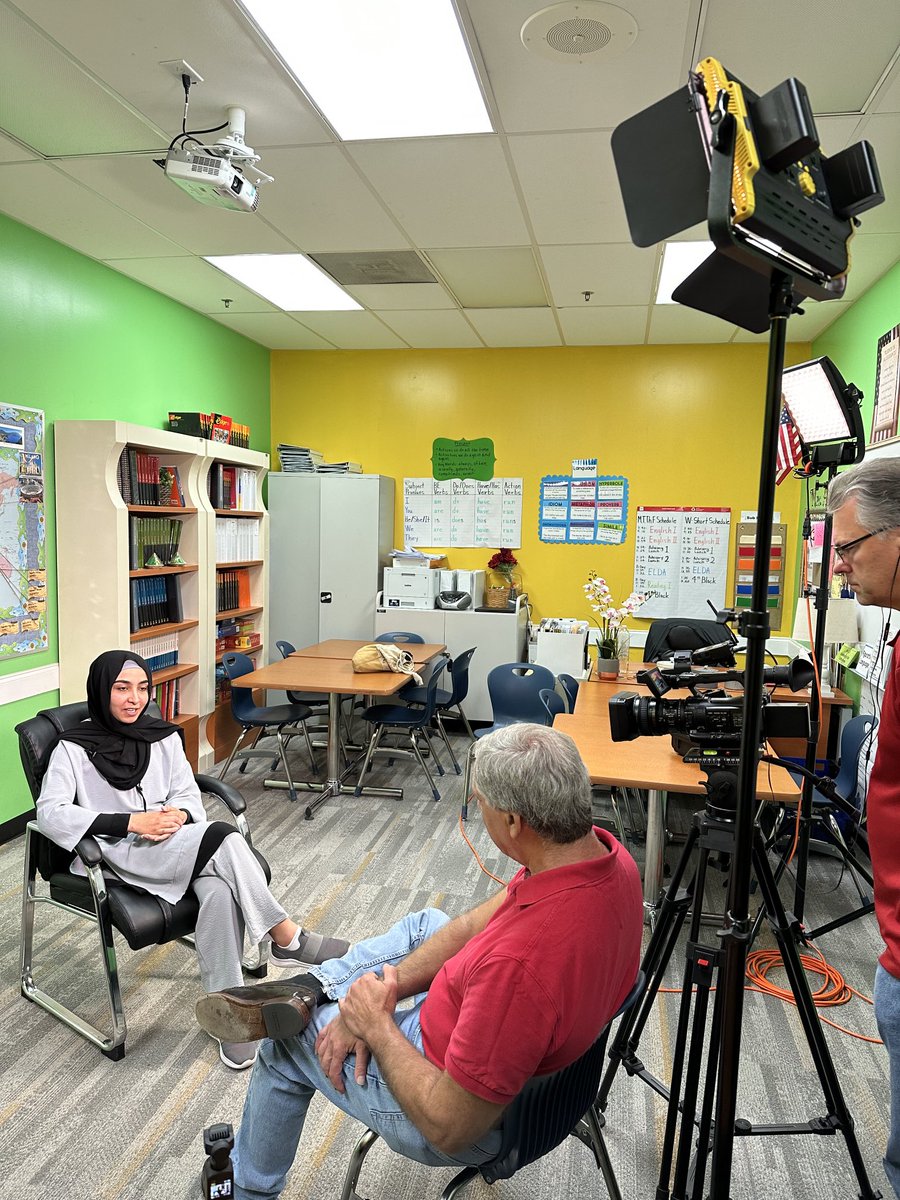 Thank you ⁦<a href="/KPRC2/">KPRC 2 Houston</a>⁩ &amp; America’s Table ⁦<a href="/AJCGlobal/">American Jewish Committee</a>⁩ for sharing Mina’s story. Her journey to America for #freedom &amp; #education is a reminder of how blessed we are for these beautiful opportunities. #HarmonyPartnersInEducation <a href="/HarmonyEdu/">Harmony Public Schools</a>⁩ ⁦<a href="/HsaHouston9_12/">Harmony Science Academy Houston</a>⁩