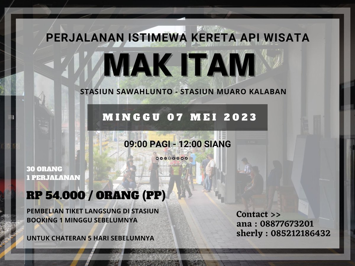 Railfans Padang tweet media