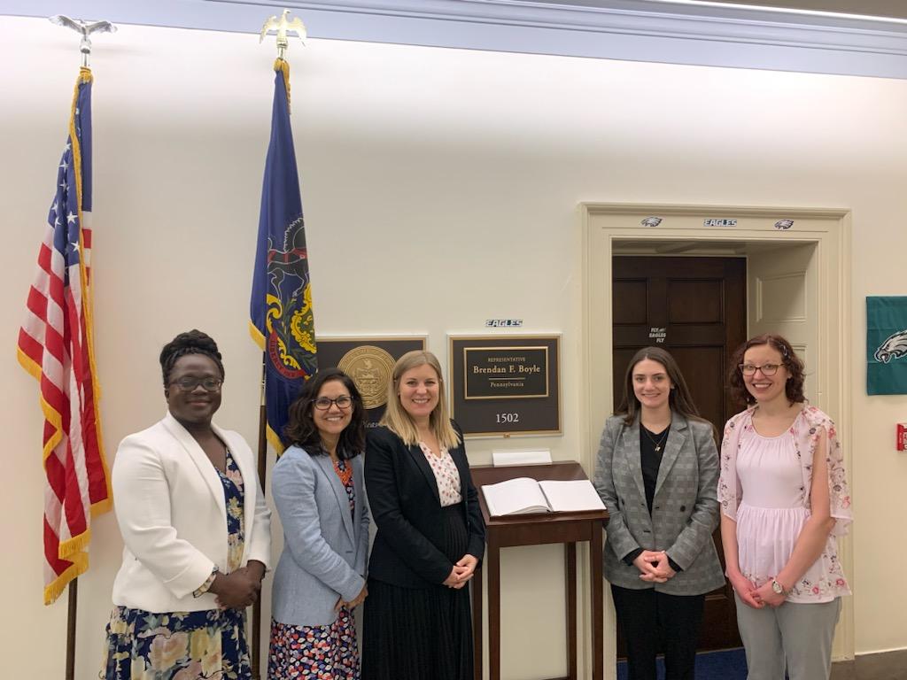 Thank you to Naomi with <a href="/RepBrendanBoyle/">Congressman Brendan Boyle</a> for meeting with PA #pedsnephrologist &amp; <a href="/ASPNeph/">American Society of Pediatric Nephrology</a> colleagues to discuss protecting living donors and ensuring medication access for children! <a href="/AdvocacyAspn/">ASPN Advocacy</a> <a href="/ASNAdvocacy/">ASN Advocacy</a>