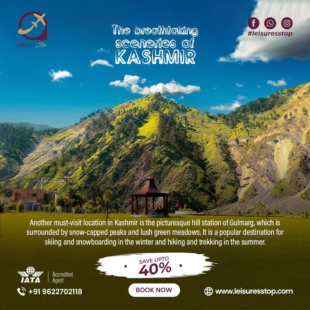 LeisuresStop's tweet photo. visit the breathtaking sceneries of Kashmir.
book with @leisuresstop and get upto 40% off
#leisuresstop #travel #flight #gulmargtrip #gulmarg #sonmarg #sonmargtravel #dallake #dallakesrinagar #travelwithus #flightview #kashmirtravel #travelworld #flightdiscount #travelling https://t.co/yXw0hw6xYz