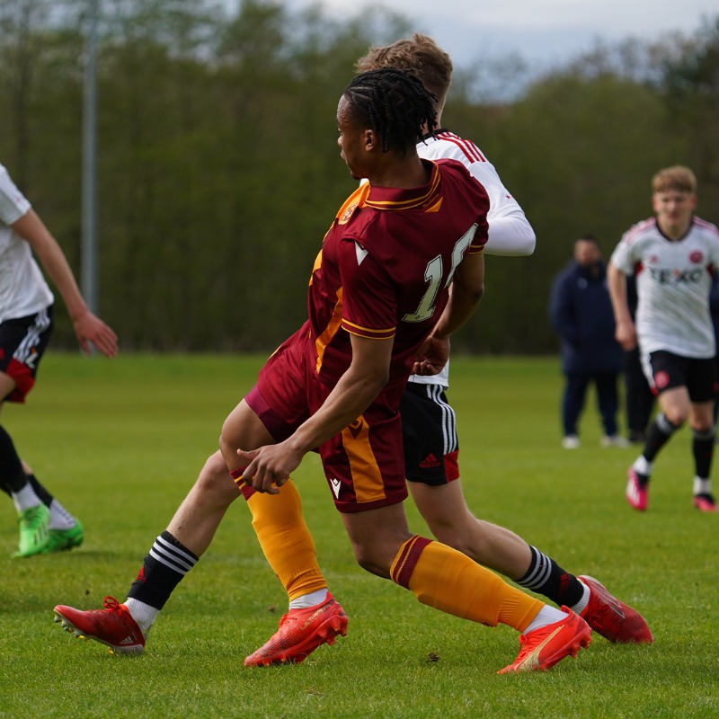 MotherwellFC's tweet photo. A strong win from young Motherwell 🙌