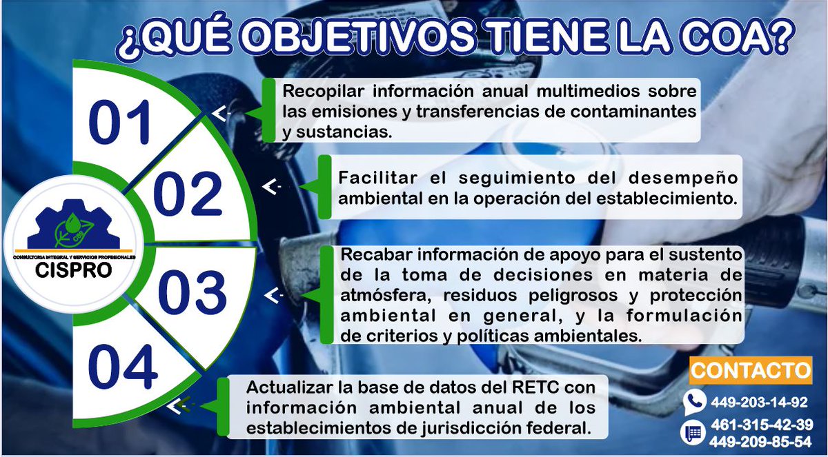 c_cispro's tweet photo. ‼TRAMITA TU COA CON NOSOTROS‼

¿Qué objetivos tiene la Cédula de Operación Anual (#COA)?🤔

‼️Pregunta y cotiza con nosotros‼️

#Hidrocarburos #gasolineras #cumplimientonormativo #COA #estacionesdeservicios⛽⛽⛽ https://t.co/ao1j83ACGj
