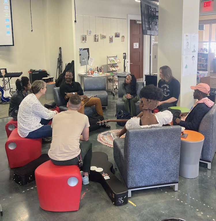 Couldn’t be more excited for today’s collaboration with <a href="/SouthernWord/">Southern Word</a> at 3:30 pm at <a href="/NowatNPL/">Nashville Public Library</a>! This FREE event is a sharing of creations that have taken shape through ongoing conversations and music-making with #Nashville teens and community members. Join us for Boundless Beats!