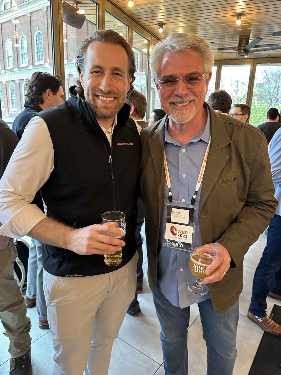 paperlessPARTS's tweet photo. We had a blast at our networking happy hour event this week for #POWER2023 East!
Thanks to everyone who came out and made it such a fun and memorable evening, and thanks to Sam Adams Taproom for hosting us๐ป
#POWEREast #jobshops #USmanufacturing https://t.co/4bDQEensrv